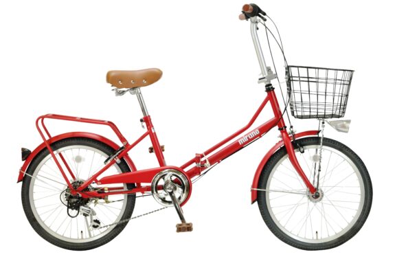 20型外装6段変速・LEDオートライト付折り畳み自転車/TZ-206HD mirano 